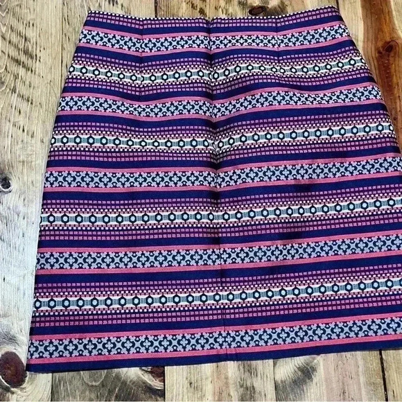 Loft lined Mini petite zip back skirt - Picture 5 of 6